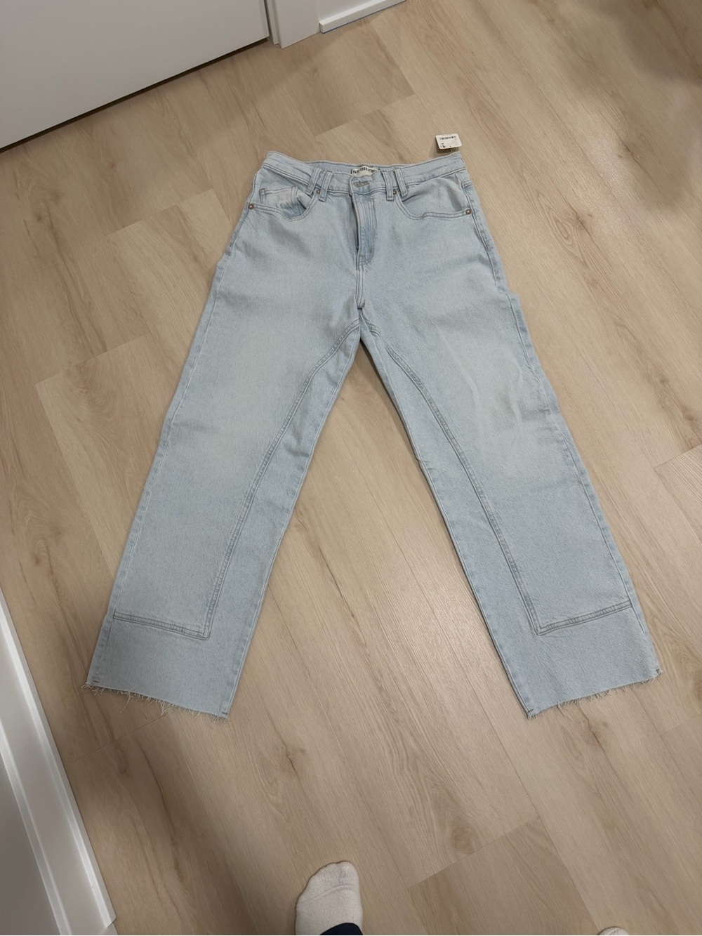 We The Free Light Blue Wide-Leg Jeans
